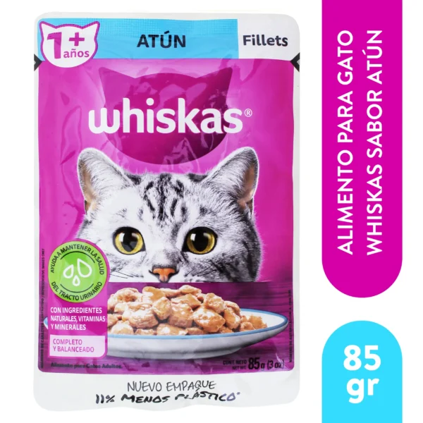 WHISKAS POUCH ADULTO ATUN 85G