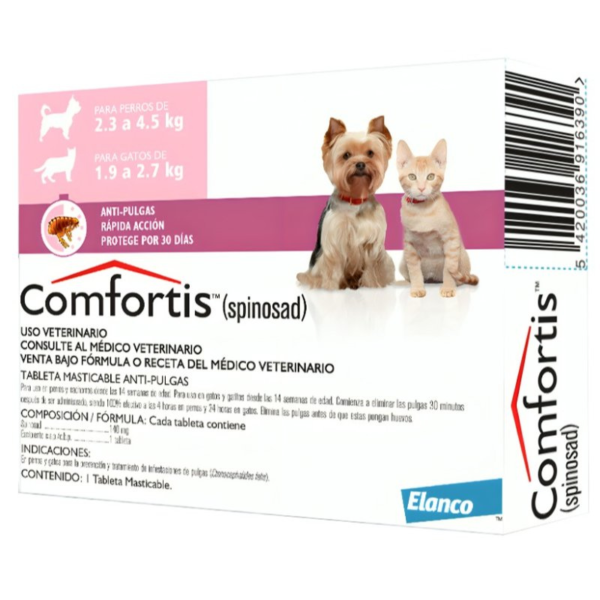 COMFORTIS 140 mg (1,9 a 2,7 KG) 1TAB