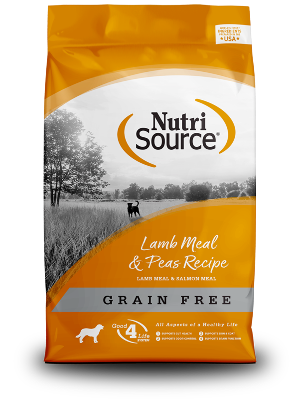 2.26 Kg Nutri Source Lamb Meal & Peas Recipe Grain Free