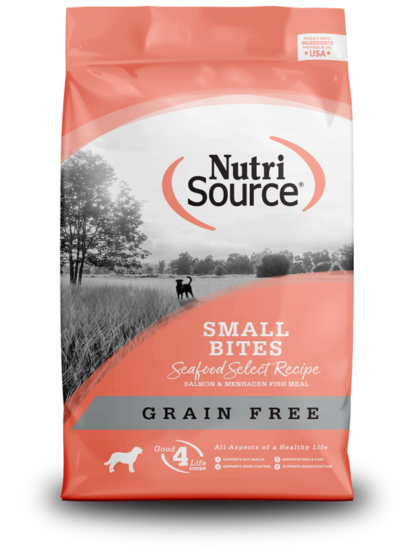 2.26 Kg Nutri Source Small Bites Seafood Select Recipe Grain Free