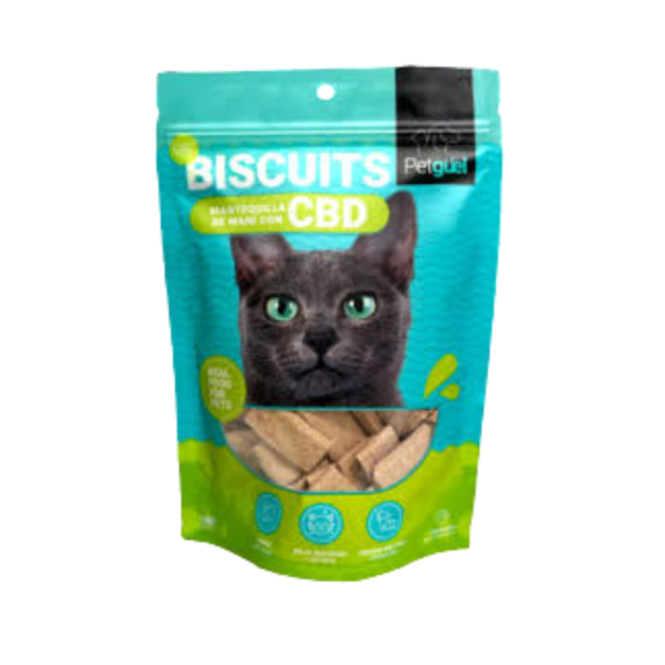 Petguel Biscuits Mantequilla de Maní con CBD Gatos Vet